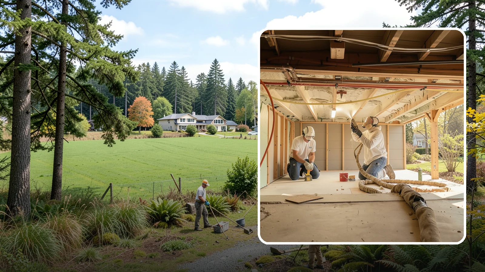 Crawlspace Insulation in Lyman, Skagit County, WA - We insulate crawlspaces to warm floors above and defend against the persistent moisture beneath PNW homes.