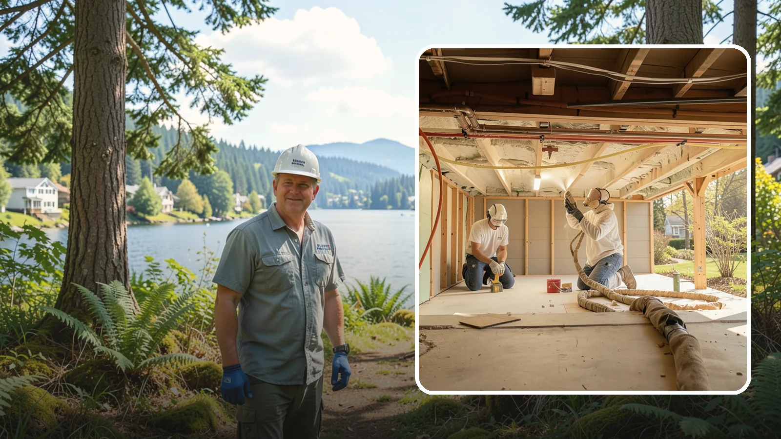 Crawlspace Insulation in Milton, King County, WA - We insulate crawlspaces to warm floors above and defend against the persistent moisture beneath PNW homes.