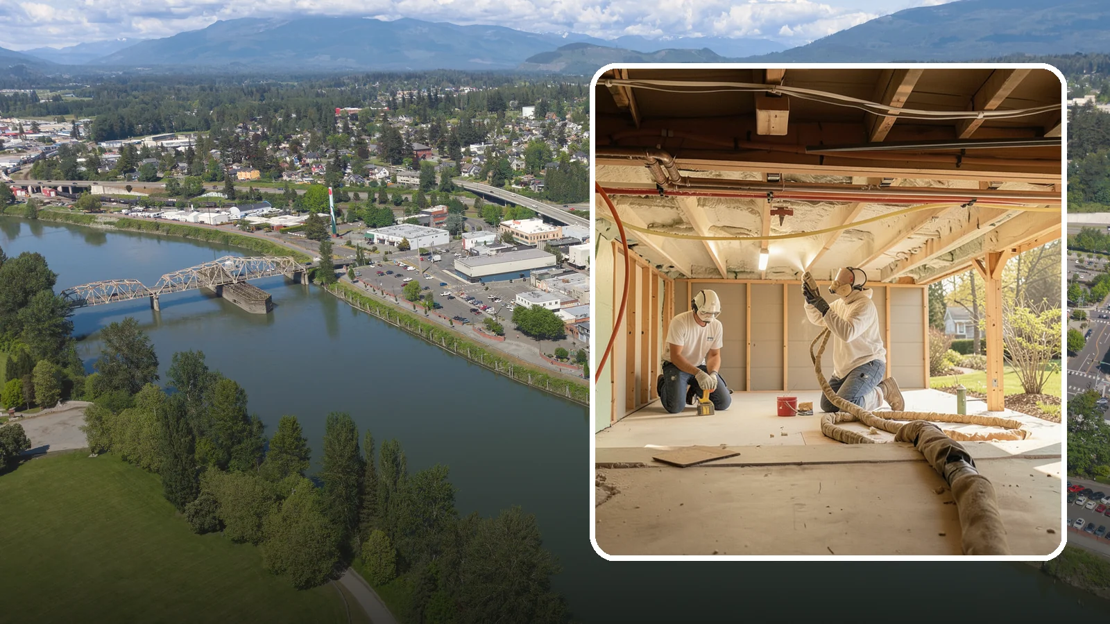 Crawlspace Insulation in Mount Vernon, Skagit County, WA - We insulate crawlspaces to warm floors above and defend against the persistent moisture beneath PNW homes.