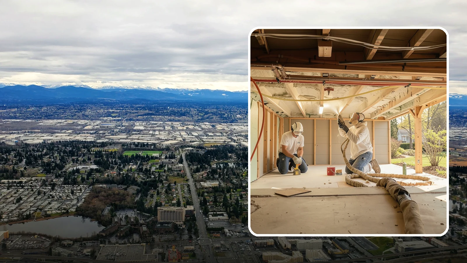 Crawlspace Insulation in SeaTac, King County, WA - We insulate crawlspaces to warm floors above and defend against the persistent moisture beneath PNW homes.