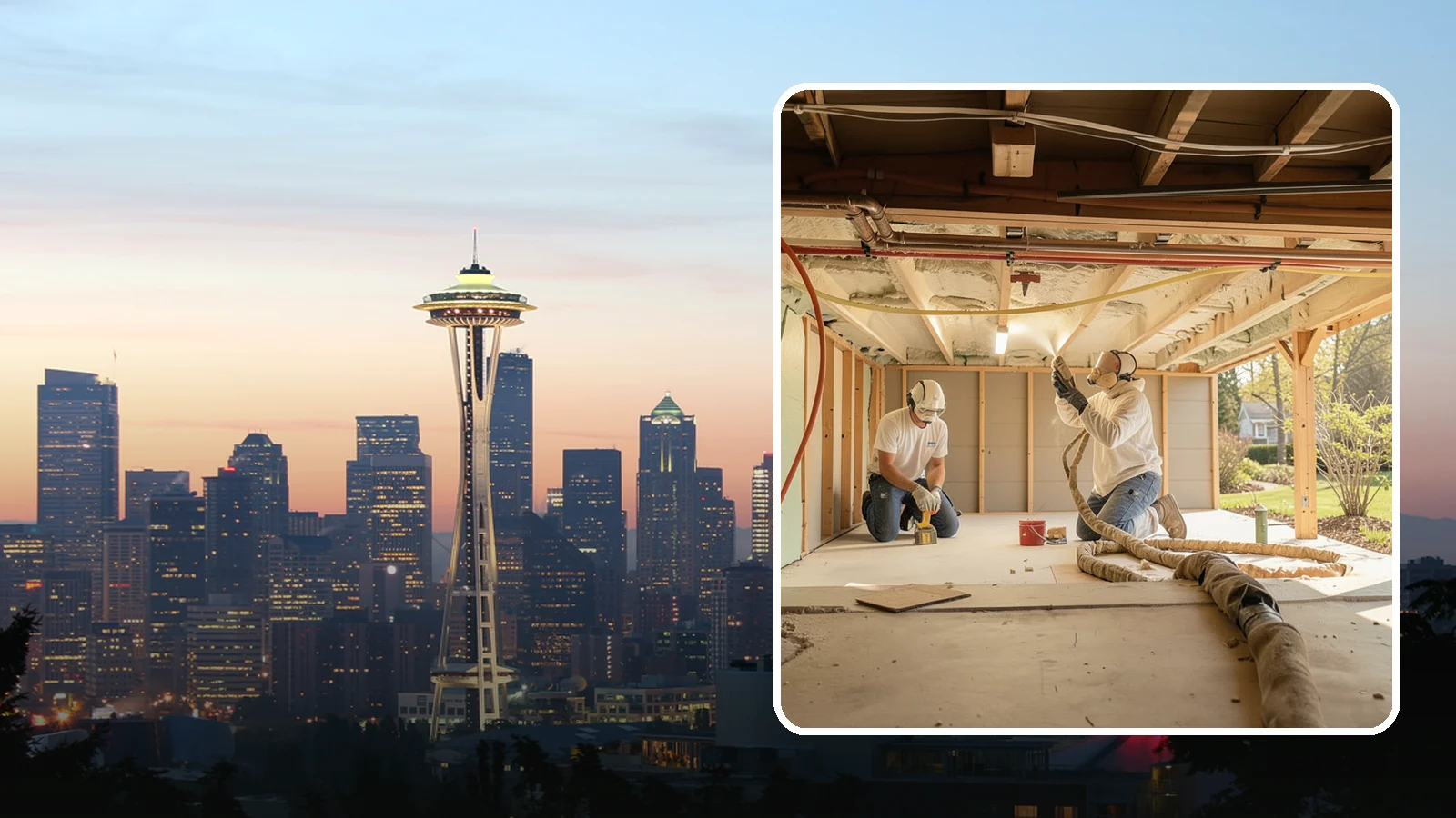 Crawlspace Insulation in Seattle, King County, WA - We insulate crawlspaces to warm floors above and defend against the persistent moisture beneath PNW homes.