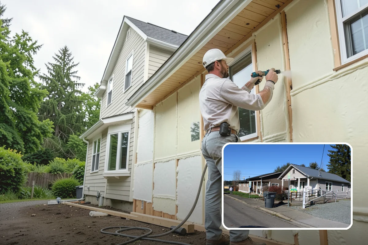 Crawlspace Insulation in South Prairie, Pierce County, WA - Warms floors and rooms above the crawlspace