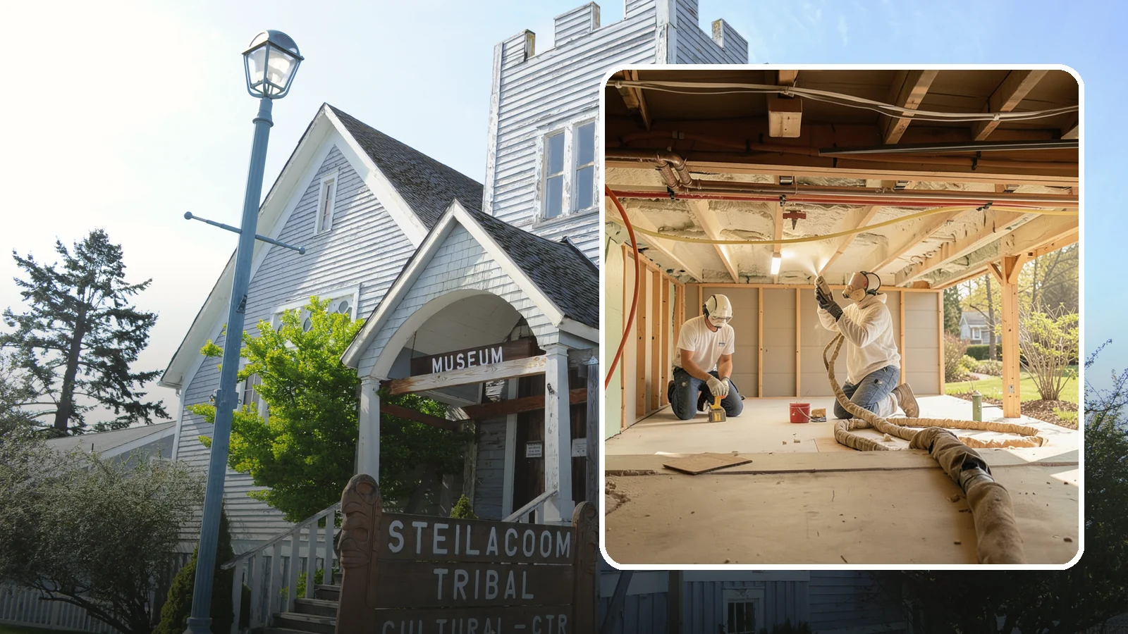 Crawlspace Insulation in Steilacoom, Pierce County, WA - We insulate crawlspaces to warm floors above and defend against the persistent moisture beneath PNW homes.