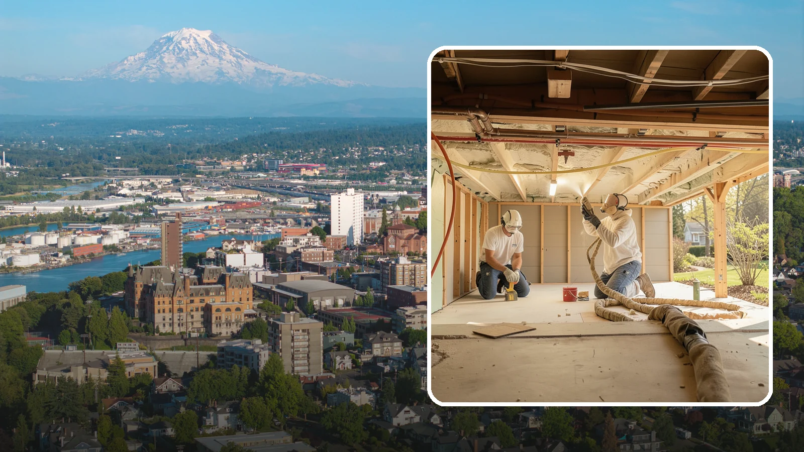 Crawlspace Insulation in Tacoma, Pierce County, WA - We insulate crawlspaces to warm floors above and defend against the persistent moisture beneath PNW homes.