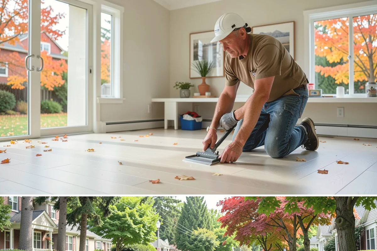 Crawlspace Vapor Barrier in Beaux Arts Village, King County, WA - A vapor barrier can go in any time of year, though installing before winter maximizes the dry-out benefit through the rainy...