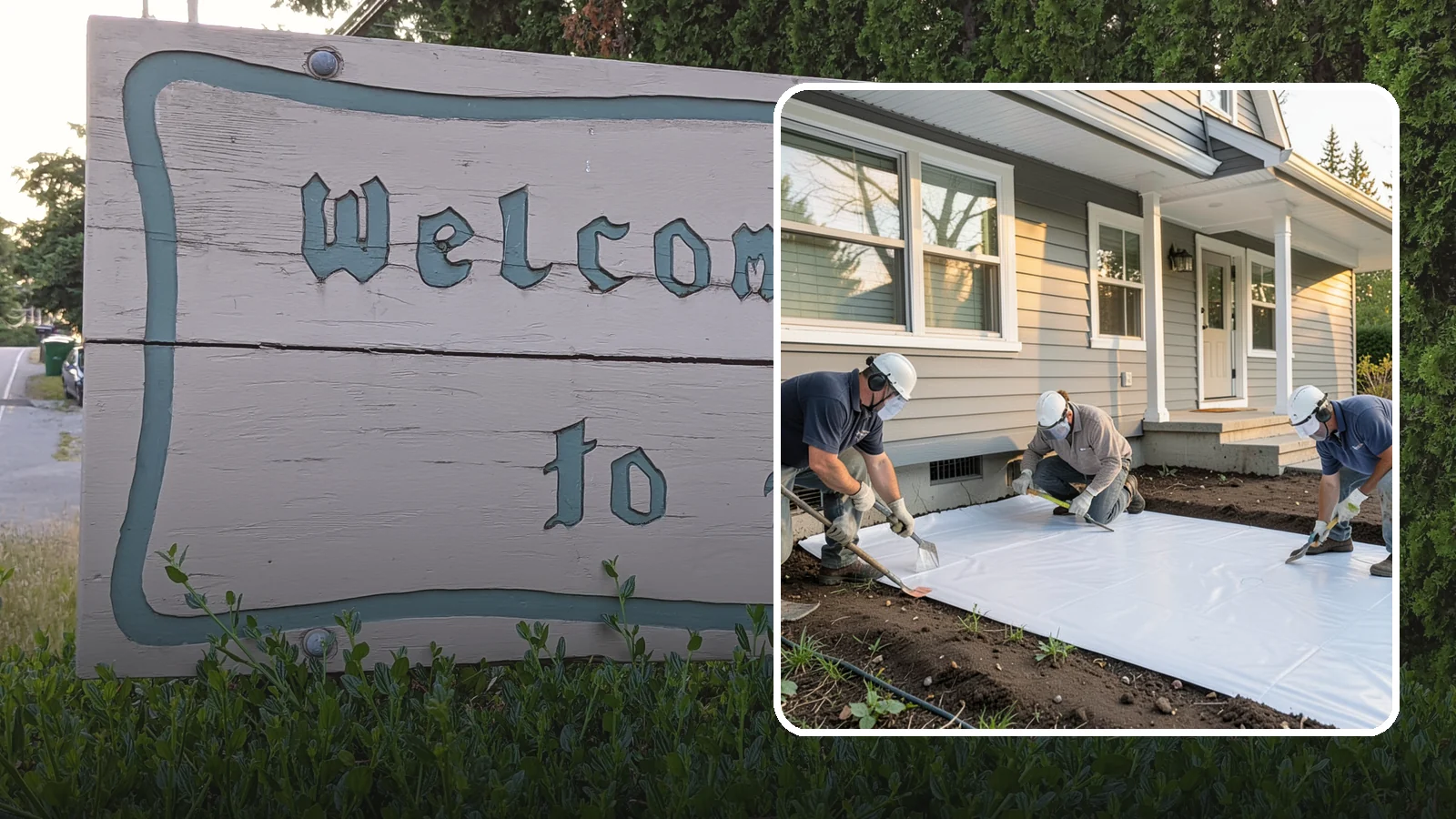 Crawlspace Vapor Barrier in Brier, Snohomish County, WA - Laying a sealed ground sheet across the crawlspace floor to block soil moisture from evaporating into the structure.