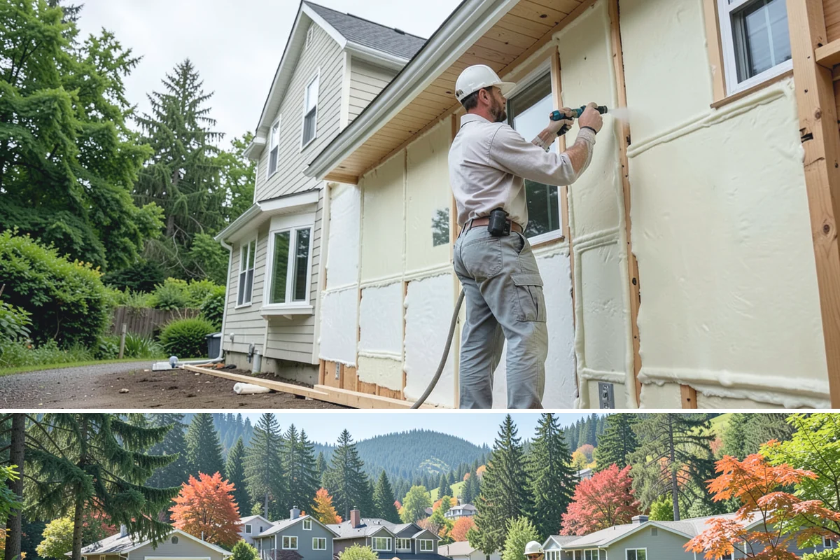 Crawlspace Vapor Barrier in Fircrest, Pierce County, WA - A vapor barrier can go in any time of year, though installing before winter maximizes the dry-out benefit through the rainy...