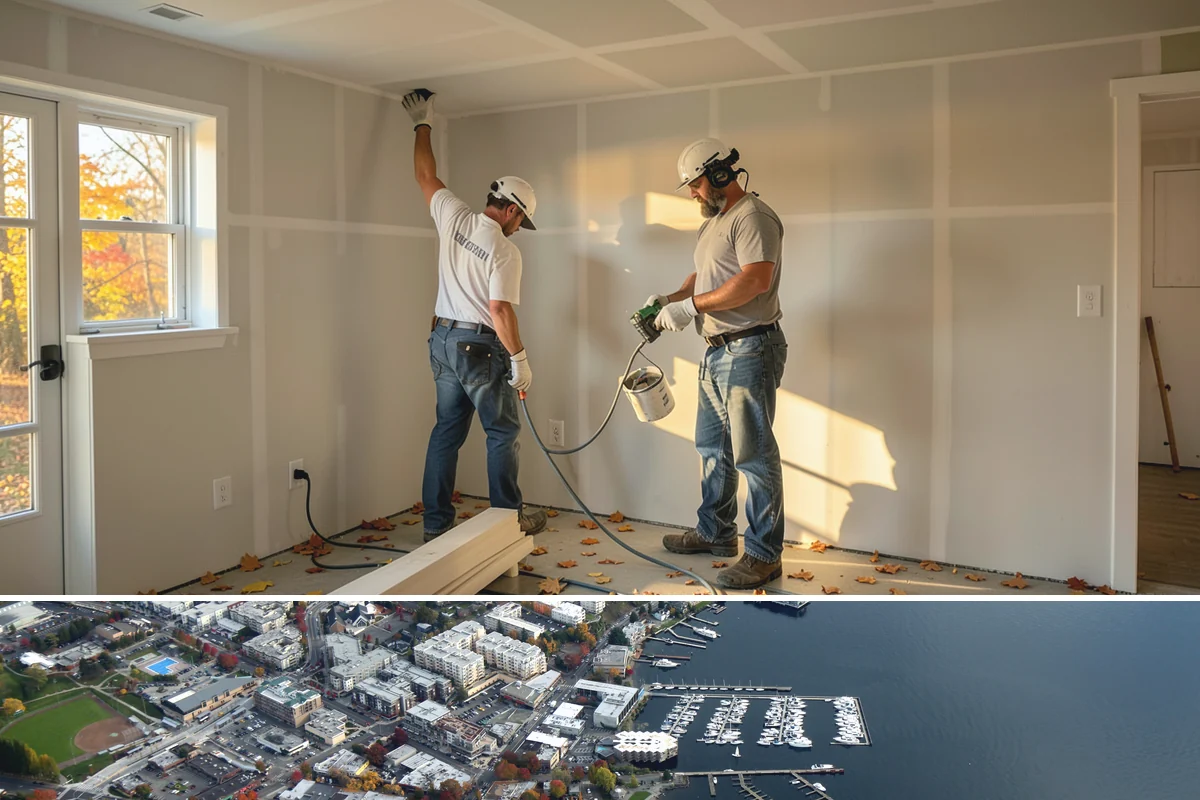 Crawlspace Vapor Barrier in Kirkland, King County, WA - A vapor barrier can go in any time of year, though installing before winter maximizes the dry-out benefit through the rainy...