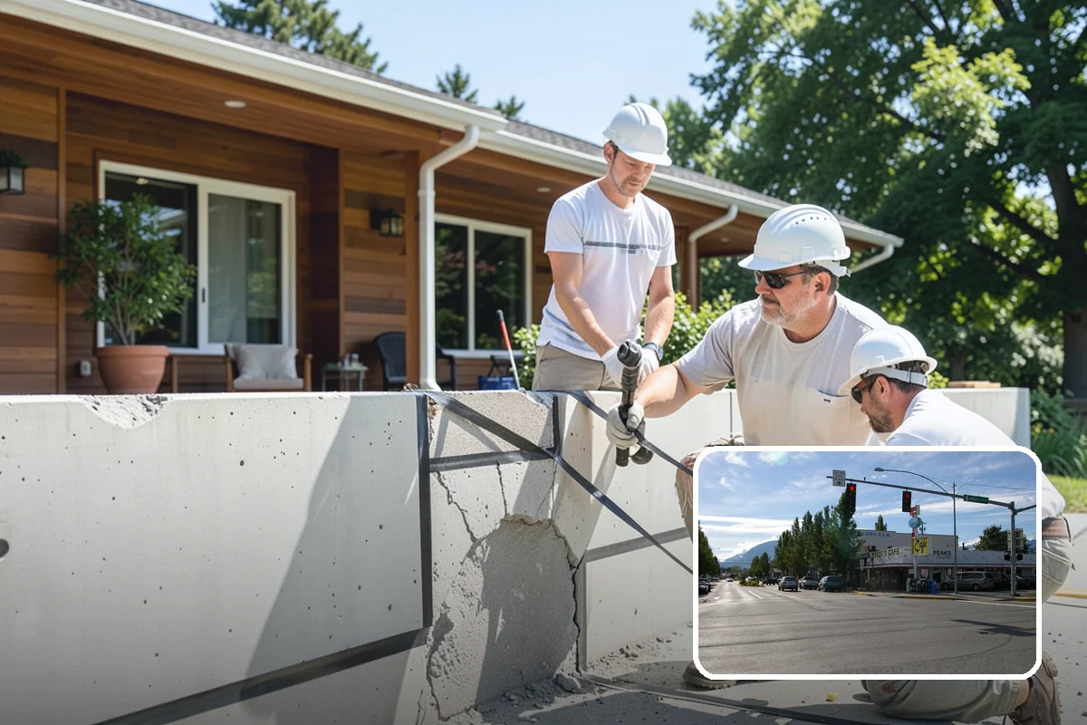 Crawlspace Vapor Barrier in North Bend, King County, WA - Cuts ground-source moisture reaching the framing