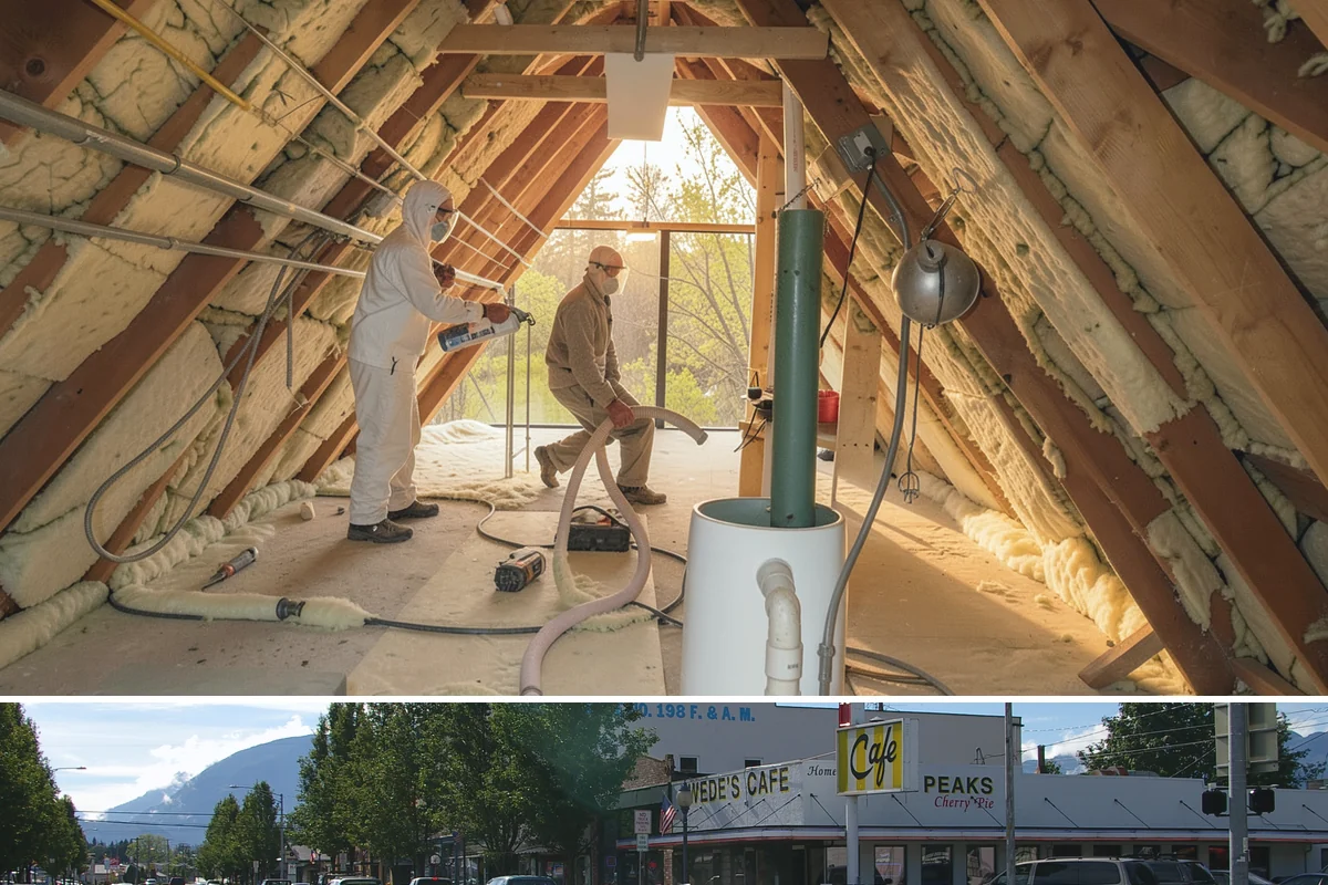 Crawlspace Vapor Barrier in North Bend, King County, WA - A vapor barrier can go in any time of year, though installing before winter maximizes the dry-out benefit through the rainy...
