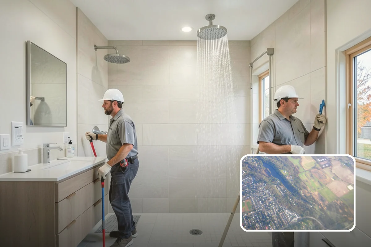 Crown Molding Installation in Algona, King County, WA - Correct spring-angle cuts for seamless corners