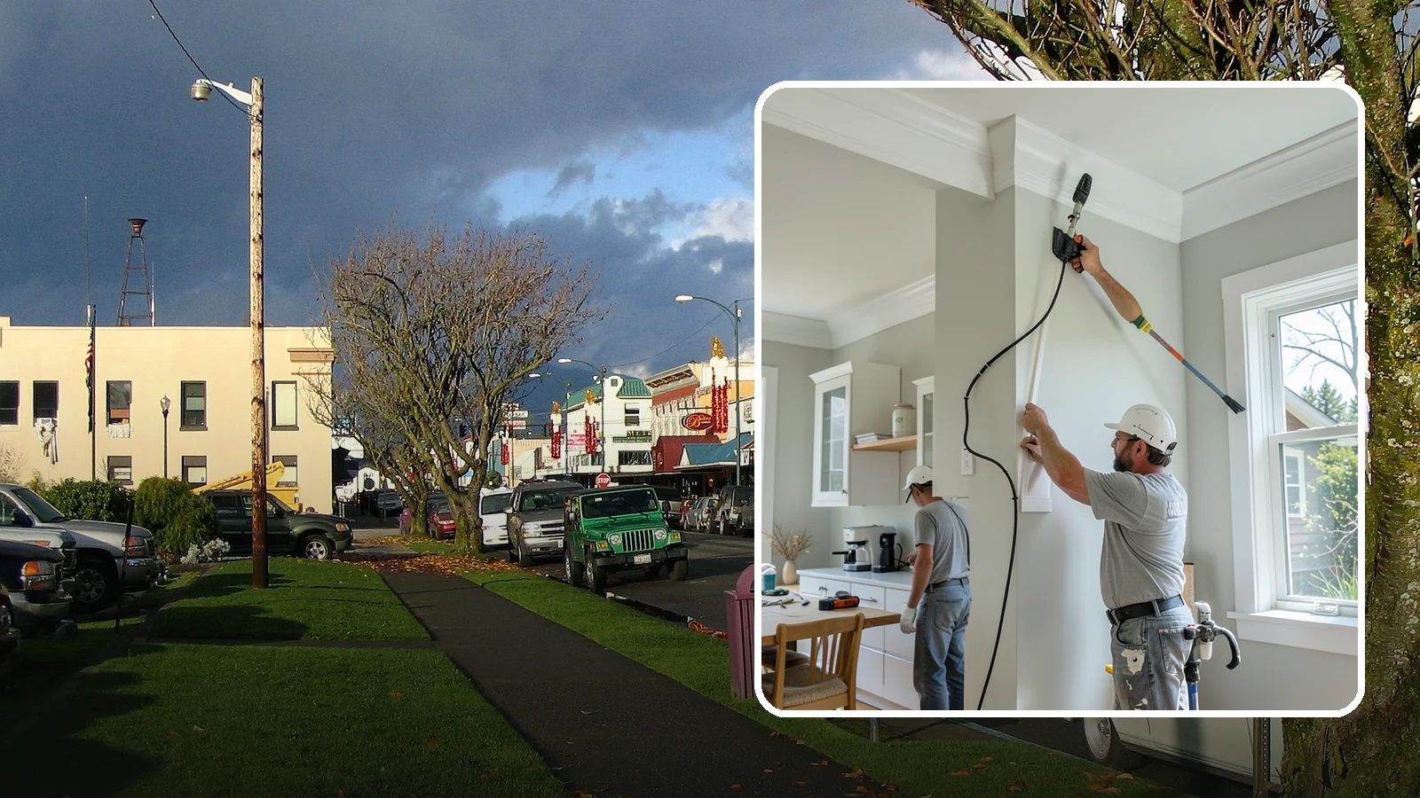 Crown Molding Installation in Arlington, Snohomish County, WA - Elegant crown molding installation that adds architectural height and refinement where walls meet the ceiling.