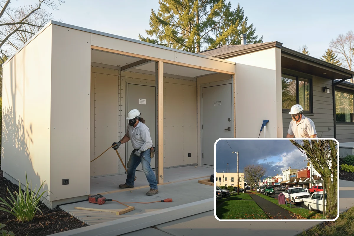 Crown Molding Installation in Arlington, Snohomish County, WA - Correct spring-angle cuts for seamless corners