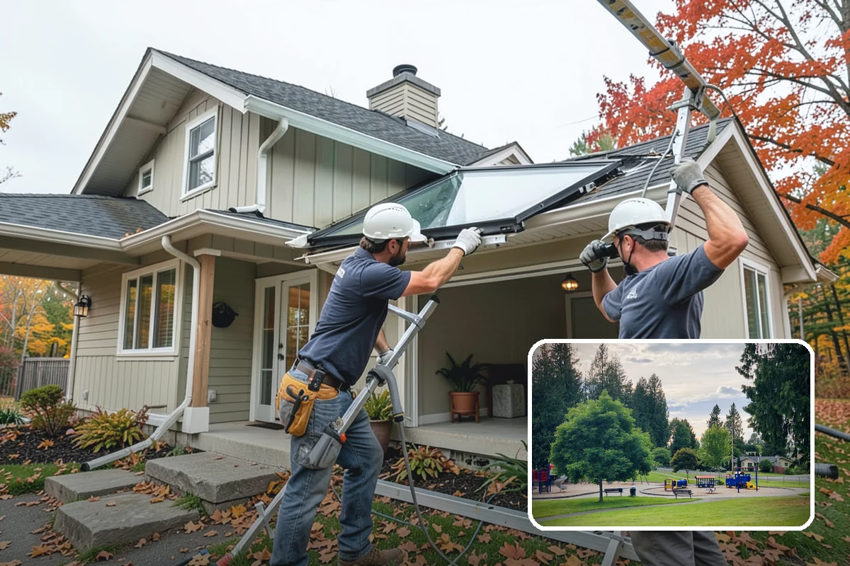 Crown Molding Installation in Bonney Lake, Pierce County, WA - Correct spring-angle cuts for seamless corners