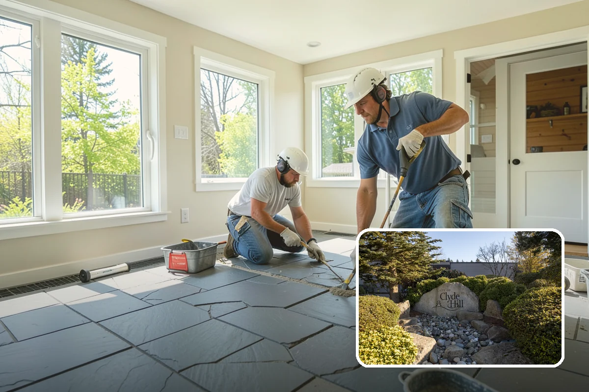 Crown Molding Installation in Clyde Hill, King County, WA - Correct spring-angle cuts for seamless corners