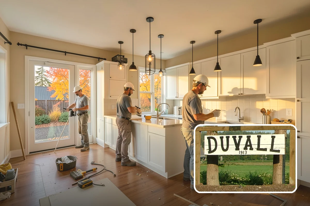 Crown Molding Installation in Duvall, King County, WA - Correct spring-angle cuts for seamless corners