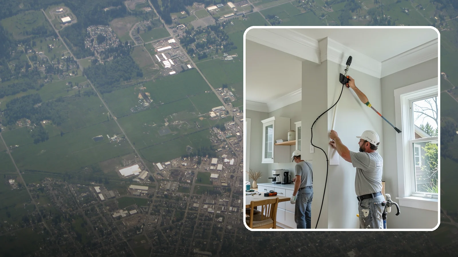 Crown Molding Installation in Enumclaw, King County, WA - Elegant crown molding installation that adds architectural height and refinement where walls meet the ceiling.
