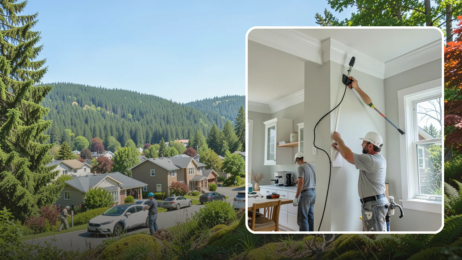 Crown Molding Installation in Index, Snohomish County, WA - Elegant crown molding installation that adds architectural height and refinement where walls meet the ceiling.