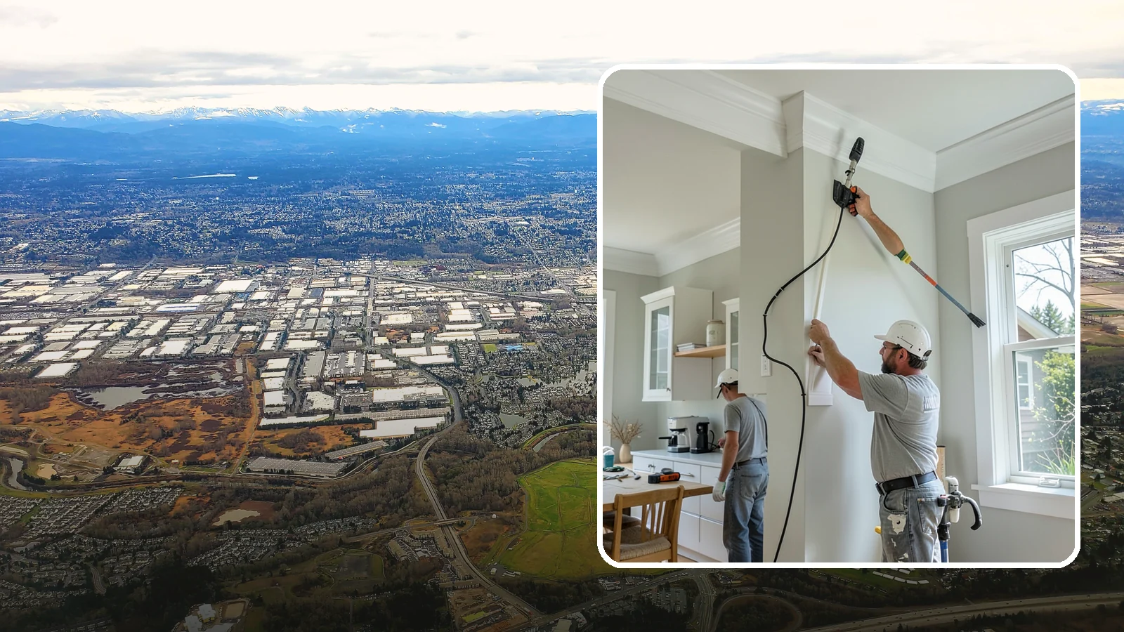 Crown Molding Installation in Kent, King County, WA - Elegant crown molding installation that adds architectural height and refinement where walls meet the ceiling.