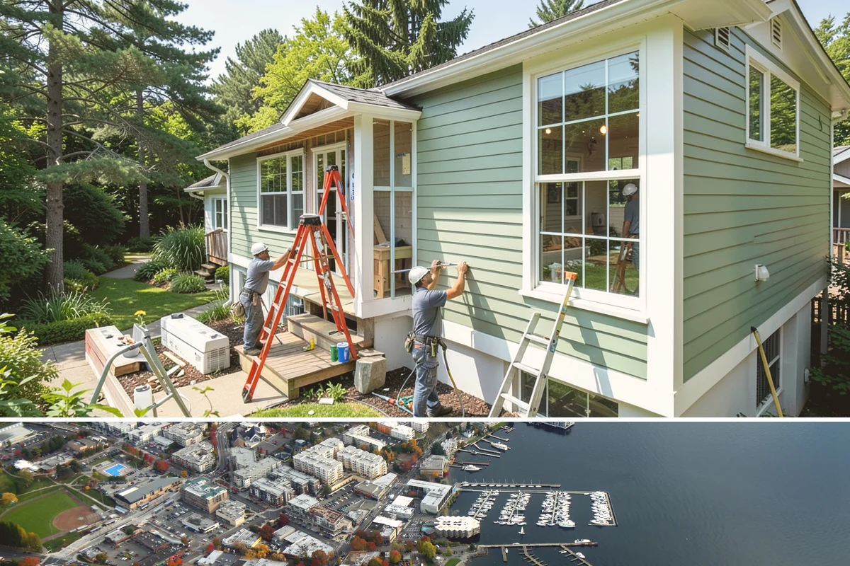 Crown Molding Installation in Kirkland, King County, WA - Crown molding is an indoor upgrade that installs cleanly year-round, and the darker PNW winter months are an ideal time to add...
