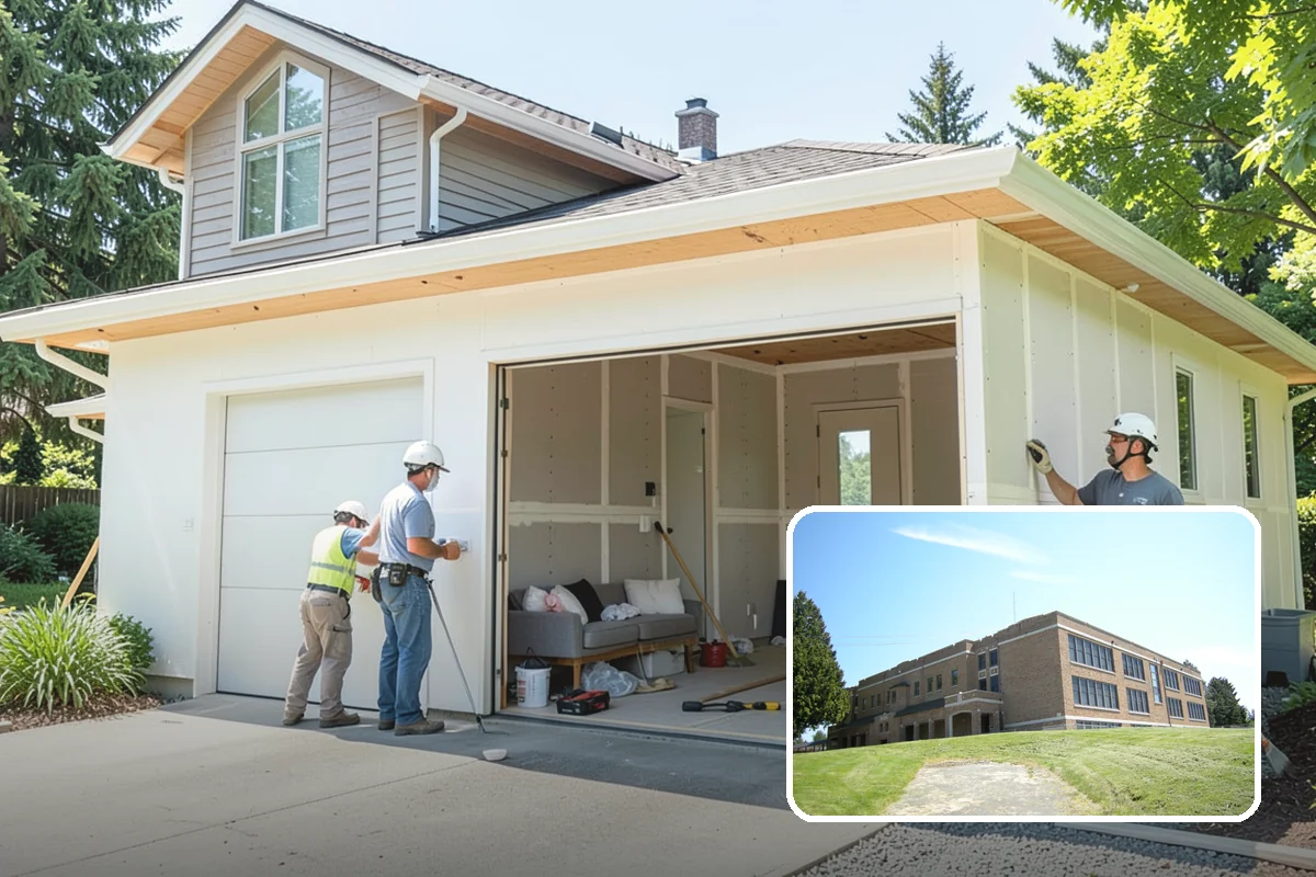 Crown Molding Installation in Maple Valley, King County, WA - Correct spring-angle cuts for seamless corners
