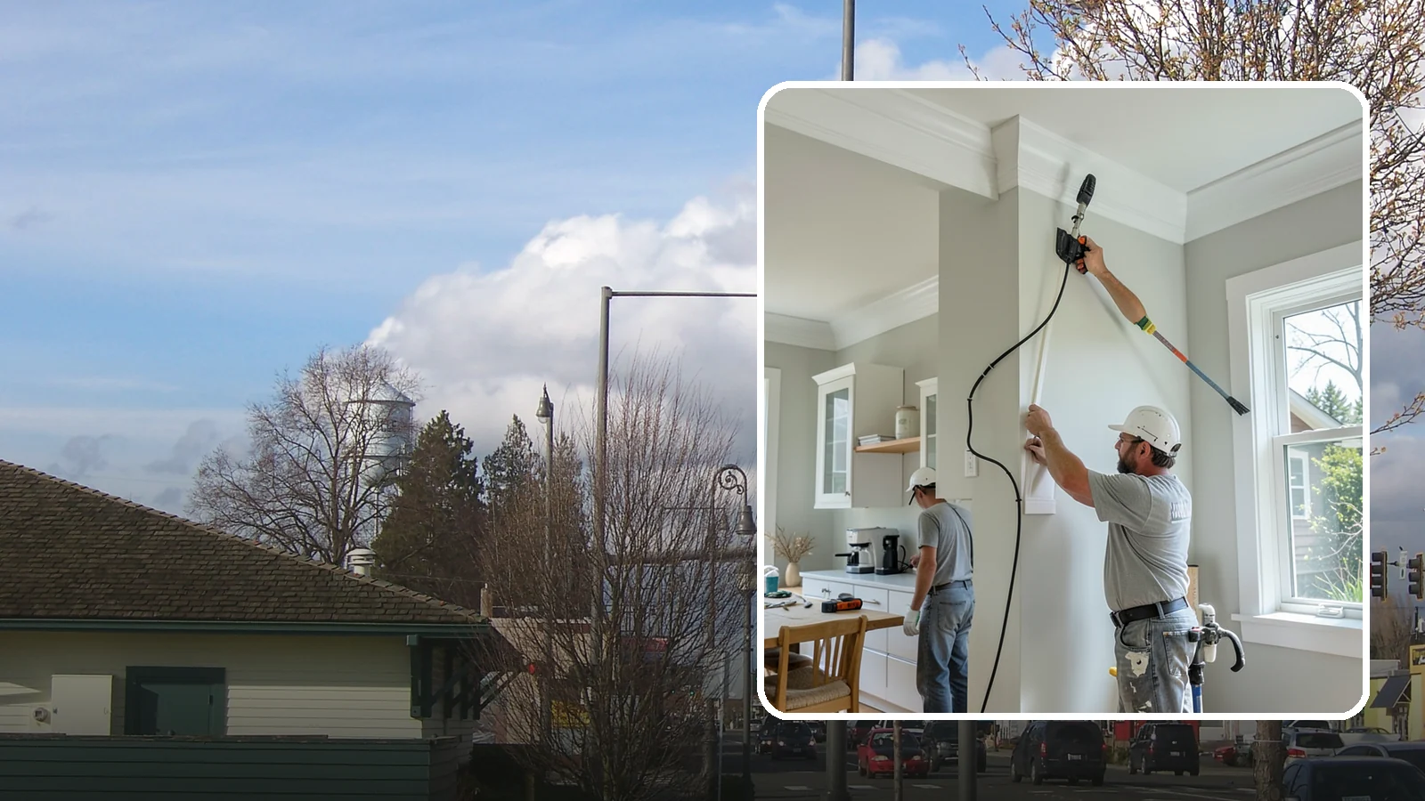 Crown Molding Installation in Marysville, Snohomish County, WA - Elegant crown molding installation that adds architectural height and refinement where walls meet the ceiling.