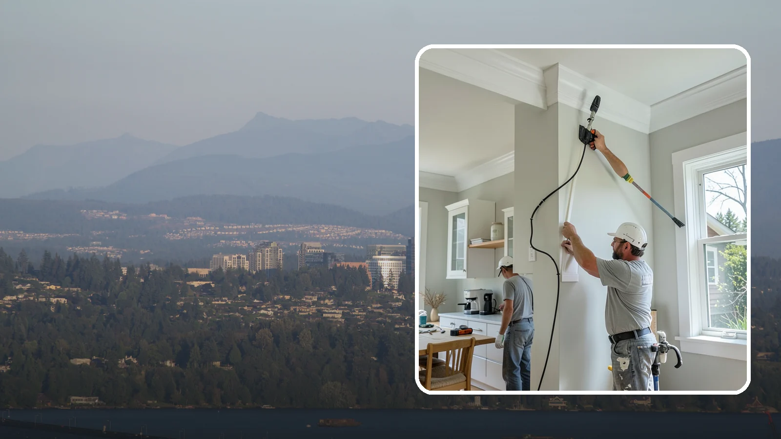 Crown Molding Installation in Medina, King County, WA - Elegant crown molding installation that adds architectural height and refinement where walls meet the ceiling.