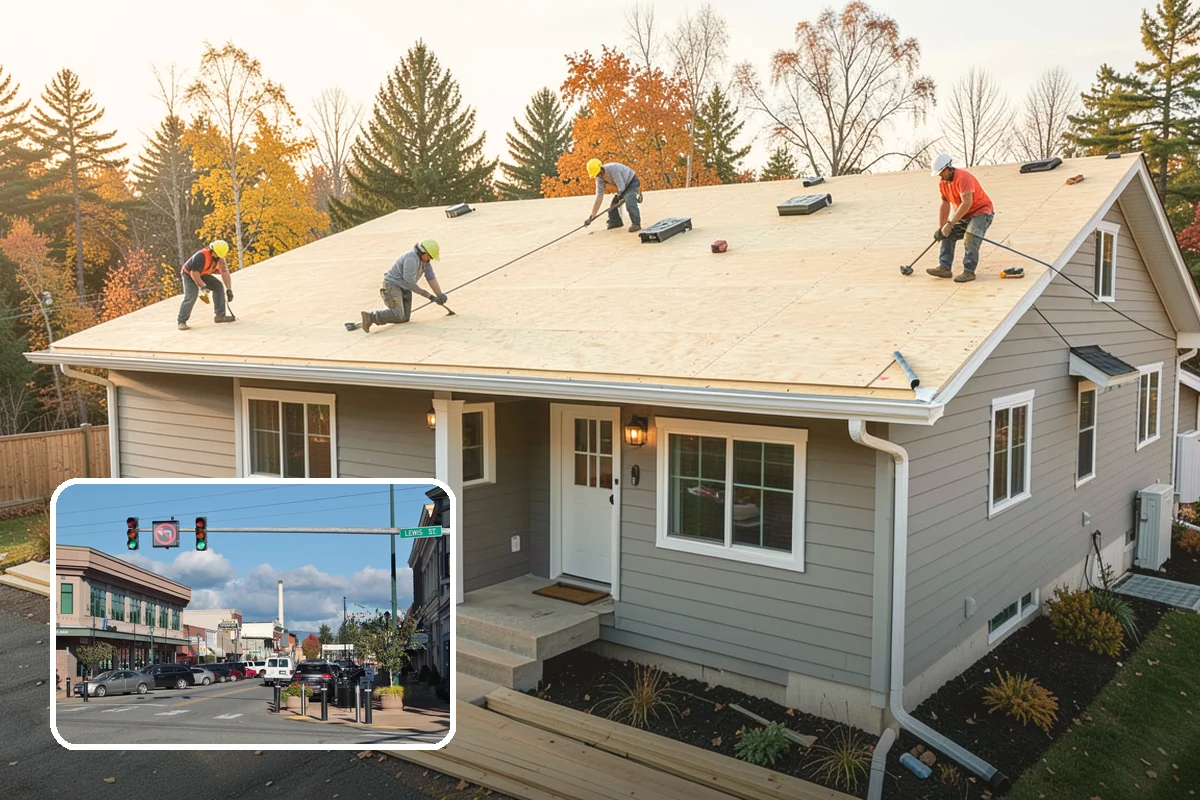 Crown Molding Installation in Monroe, Snohomish County, WA - Correct spring-angle cuts for seamless corners