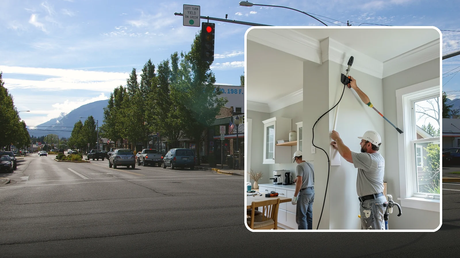 Crown Molding Installation in North Bend, King County, WA - Elegant crown molding installation that adds architectural height and refinement where walls meet the ceiling.