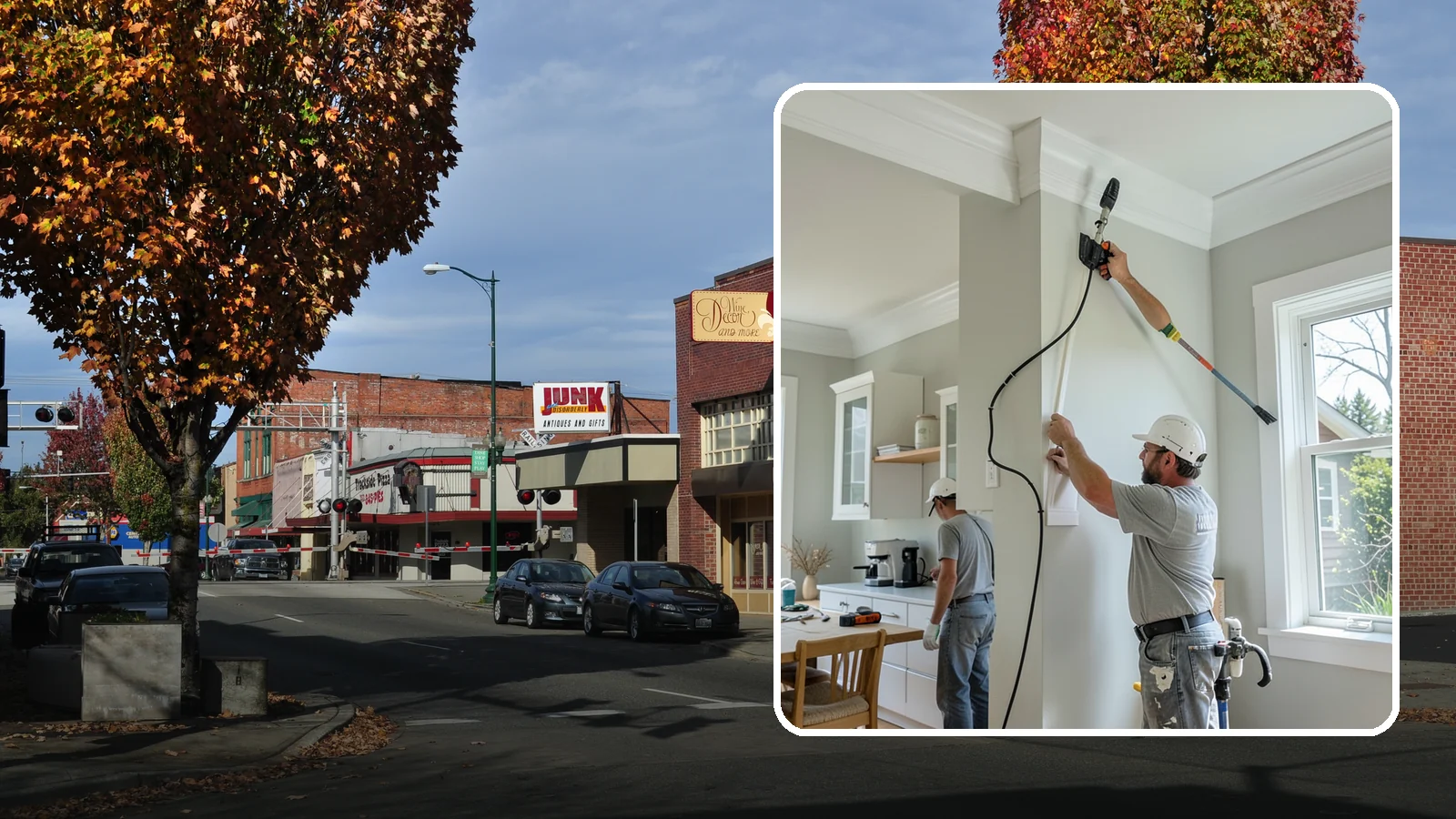 Crown Molding Installation in Puyallup, Pierce County, WA - Elegant crown molding installation that adds architectural height and refinement where walls meet the ceiling.
