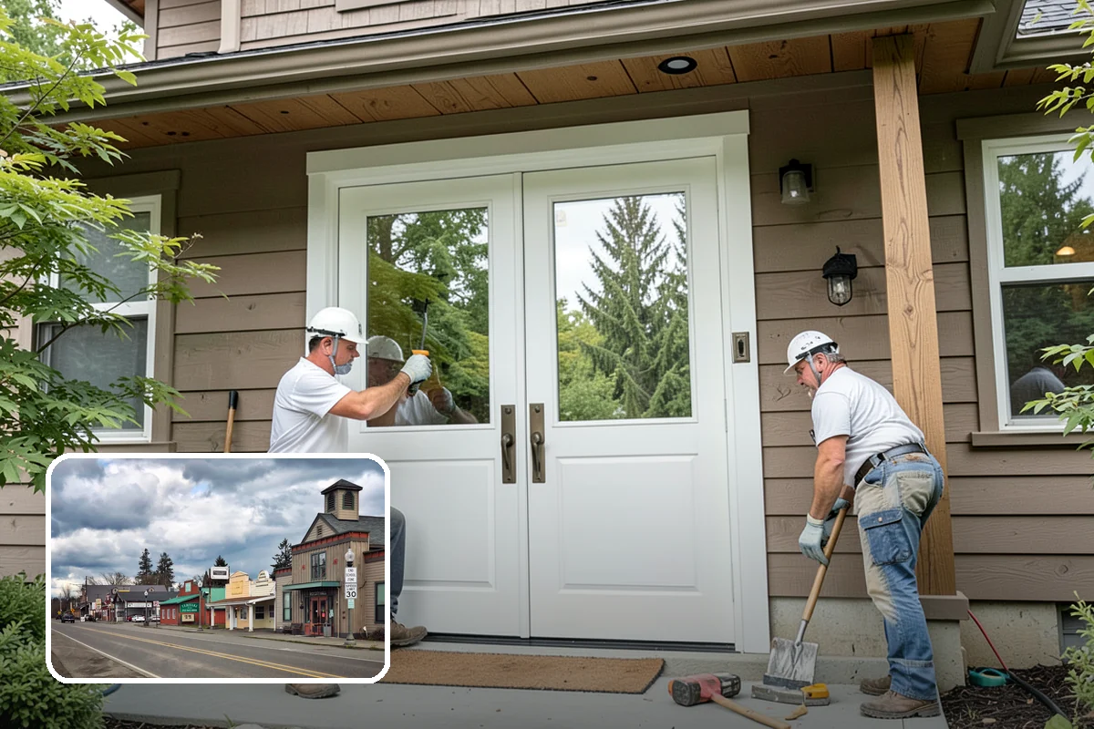 Crown Molding Installation in Roy, Pierce County, WA - Correct spring-angle cuts for seamless corners