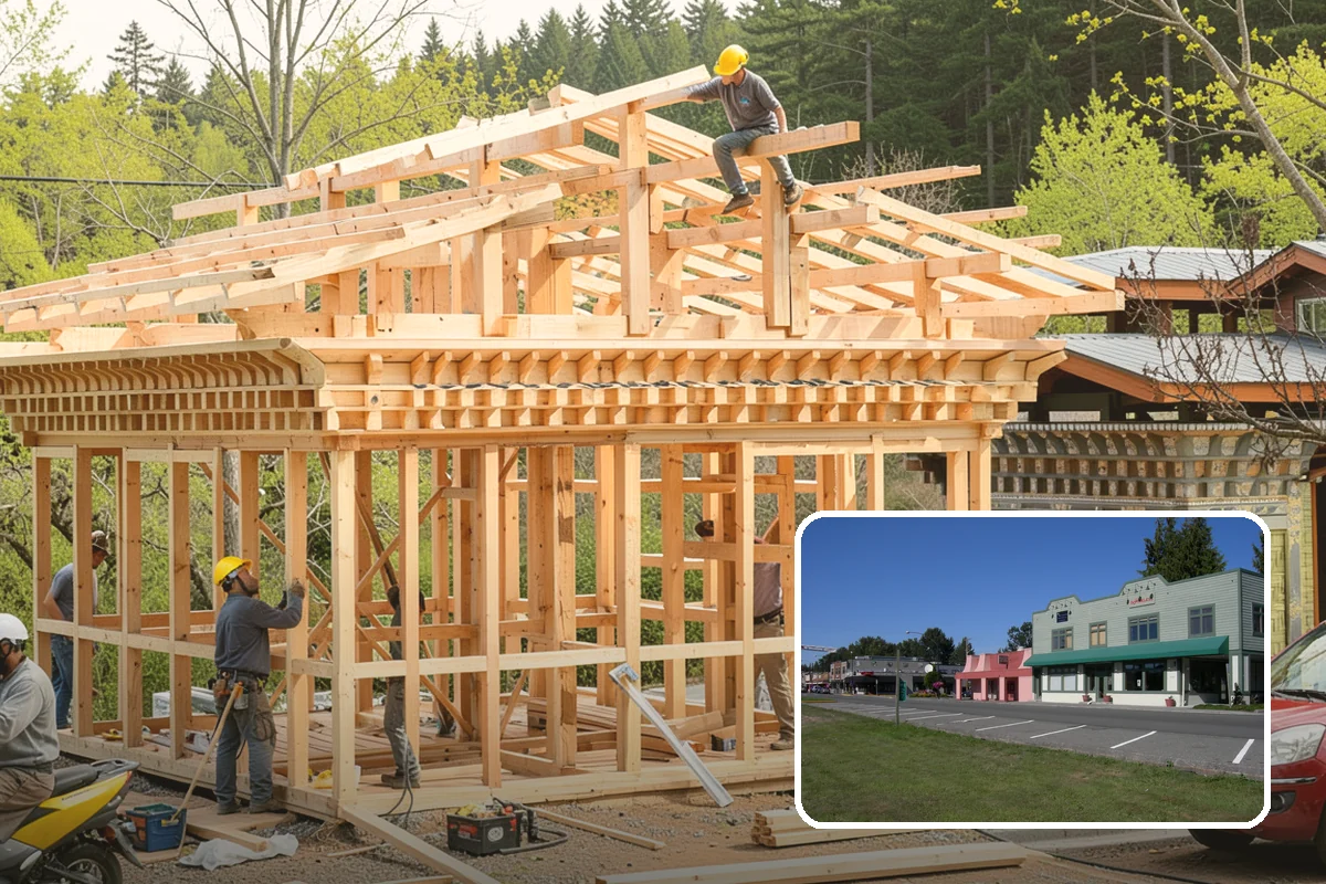 Crown Molding Installation in Snoqualmie, King County, WA - Correct spring-angle cuts for seamless corners