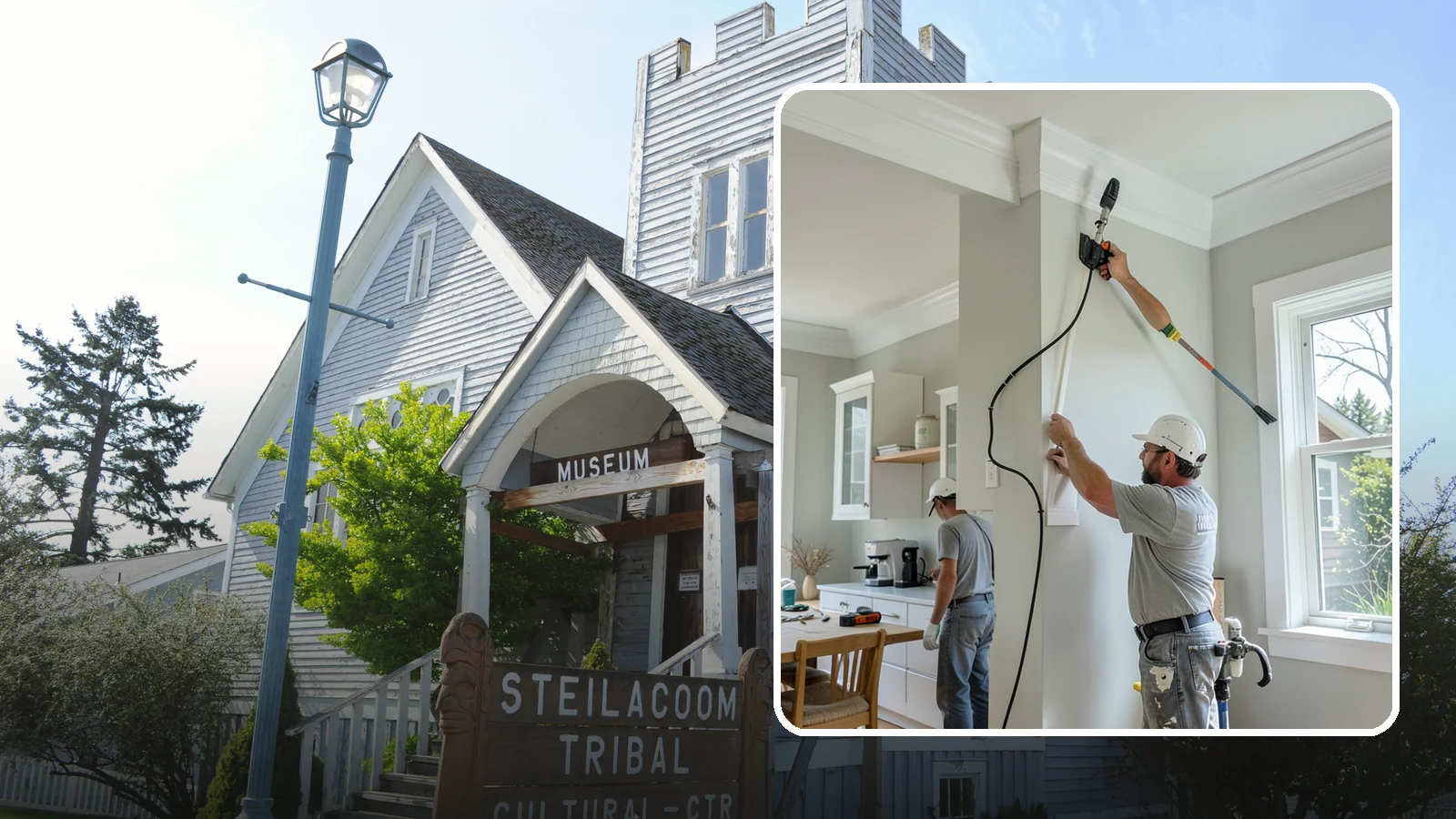 Crown Molding Installation in Steilacoom, Pierce County, WA - Elegant crown molding installation that adds architectural height and refinement where walls meet the ceiling.