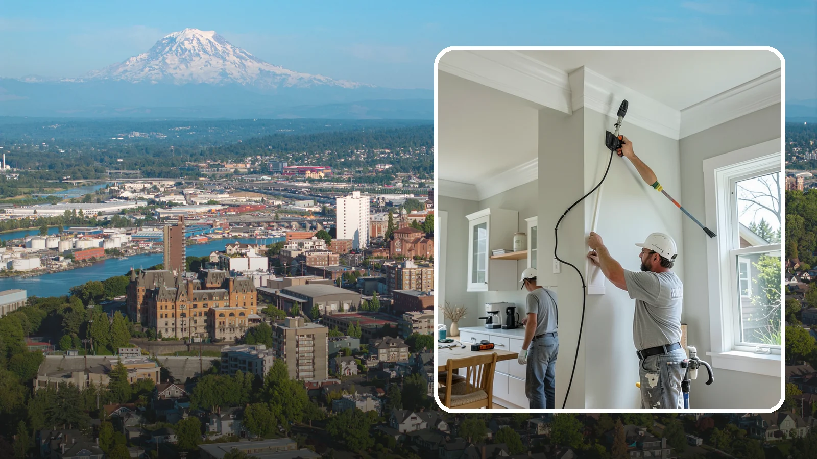 Crown Molding Installation in Tacoma, Pierce County, WA - Elegant crown molding installation that adds architectural height and refinement where walls meet the ceiling.