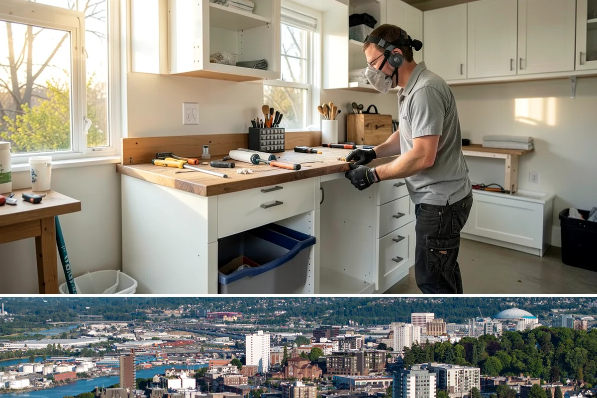 Crown Molding Installation in Tacoma, Pierce County, WA - Crown molding is an indoor upgrade that installs cleanly year-round, and the darker PNW winter months are an ideal time to add...