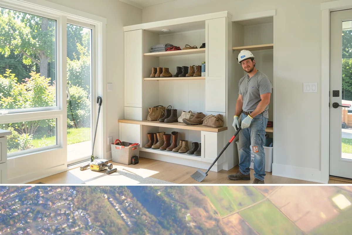 Curbless Shower Installation in Algona, King County, WA - Because curbless work involves floor structure, scheduling it during the slower winter months allows the careful, uninterrupted...