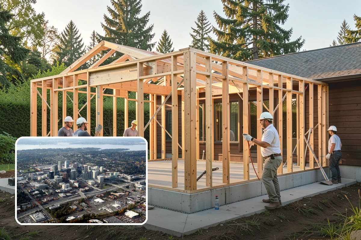 Curbless Shower Installation in Bellevue, King County, WA - Offers a completely barrier-free entry