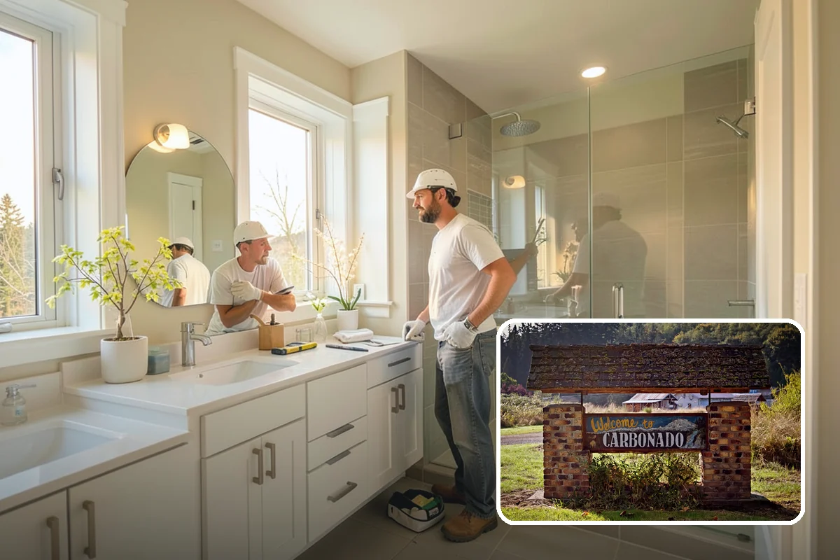 Curbless Shower Installation in Carbonado, Pierce County, WA - Offers a completely barrier-free entry
