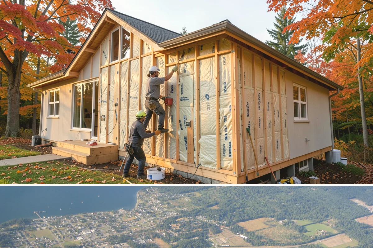 Curbless Shower Installation in Coupeville, Island County, WA - Because curbless work involves floor structure, scheduling it during the slower winter months allows the careful, uninterrupted...