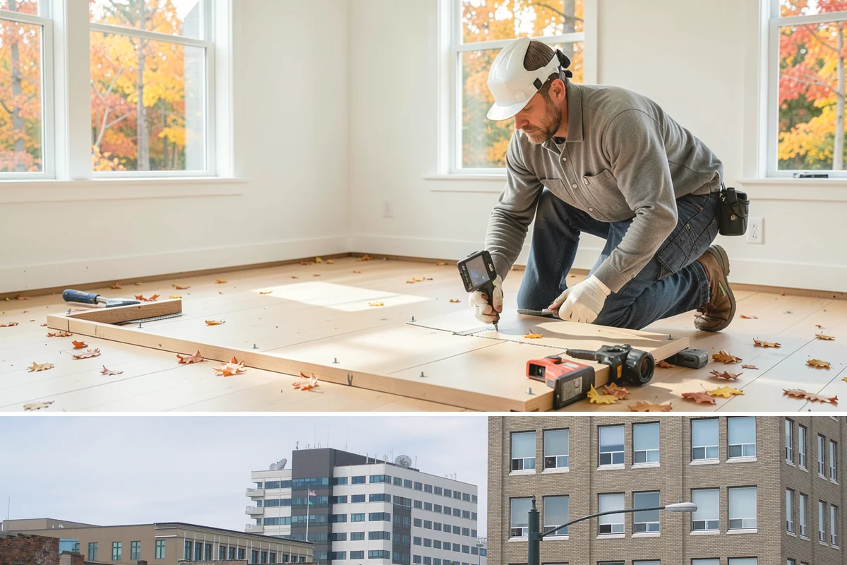 Curbless Shower Installation in Everett, Snohomish County, WA - Because curbless work involves floor structure, scheduling it during the slower winter months allows the careful, uninterrupted...