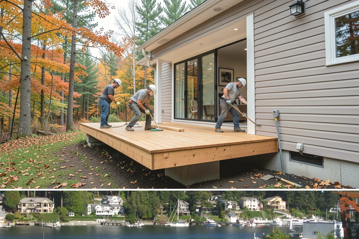 Curbless Shower Installation in Gig Harbor, Pierce County, WA - Because curbless work involves floor structure, scheduling it during the slower winter months allows the careful, uninterrupted...
