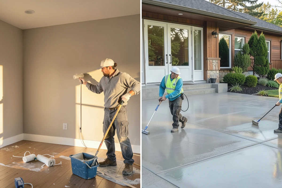 Curbless Shower Installation in Granite Falls, Snohomish County, WA - Recess and slope the subfloor for drainage
