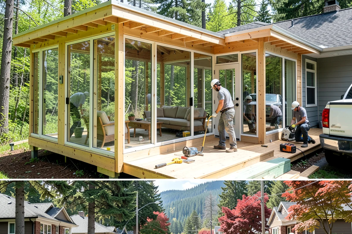 Curbless Shower Installation in Hunts Point, King County, WA - Because curbless work involves floor structure, scheduling it during the slower winter months allows the careful, uninterrupted...