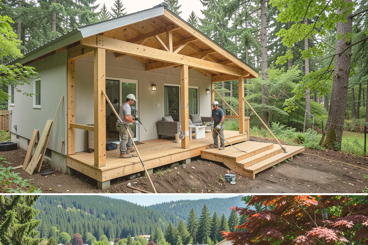 Curbless Shower Installation in Index, Snohomish County, WA - Because curbless work involves floor structure, scheduling it during the slower winter months allows the careful, uninterrupted...
