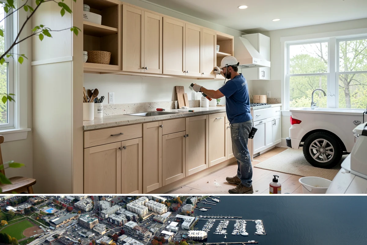 Curbless Shower Installation in Kirkland, King County, WA - Because curbless work involves floor structure, scheduling it during the slower winter months allows the careful, uninterrupted...