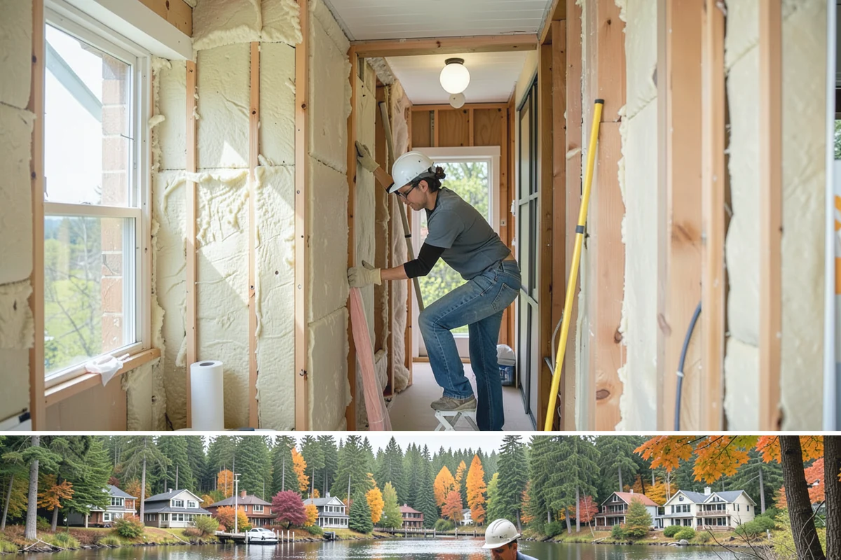 Curbless Shower Installation in La Conner, Skagit County, WA - Because curbless work involves floor structure, scheduling it during the slower winter months allows the careful, uninterrupted...