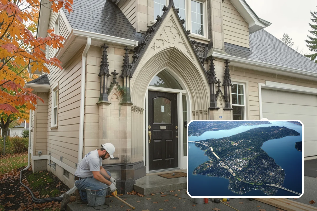 Curbless Shower Installation in Mercer Island, King County, WA - Offers a completely barrier-free entry