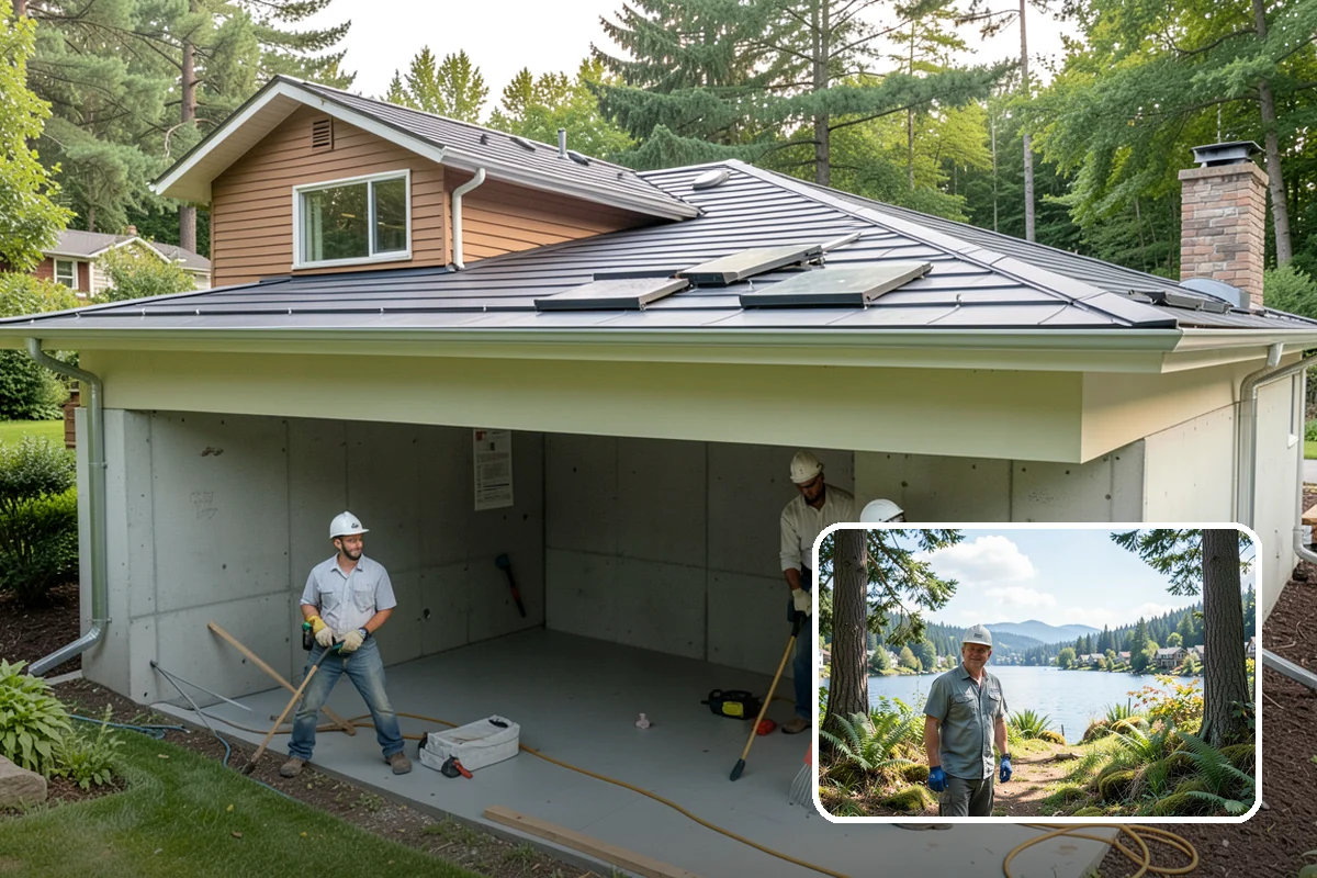 Curbless Shower Installation in Milton, King County, WA - Offers a completely barrier-free entry