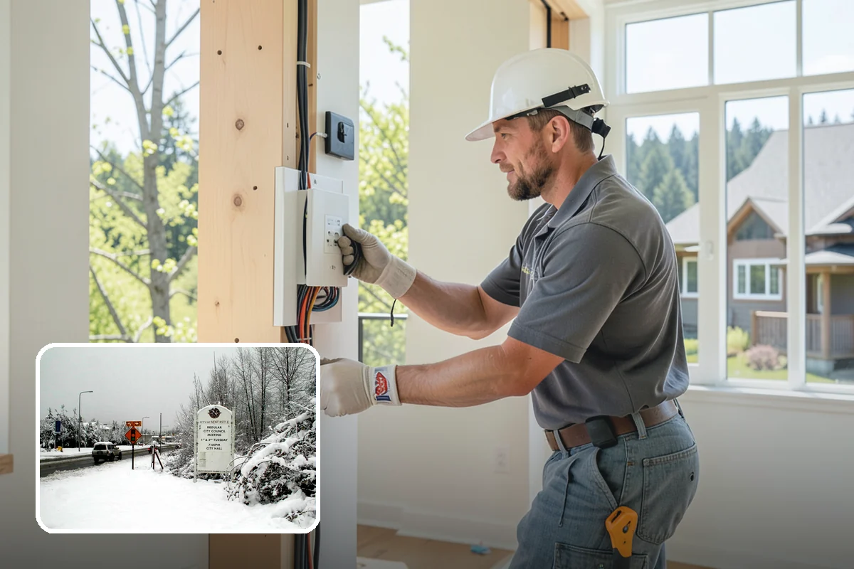 Curbless Shower Installation in Newcastle, King County, WA - Offers a completely barrier-free entry