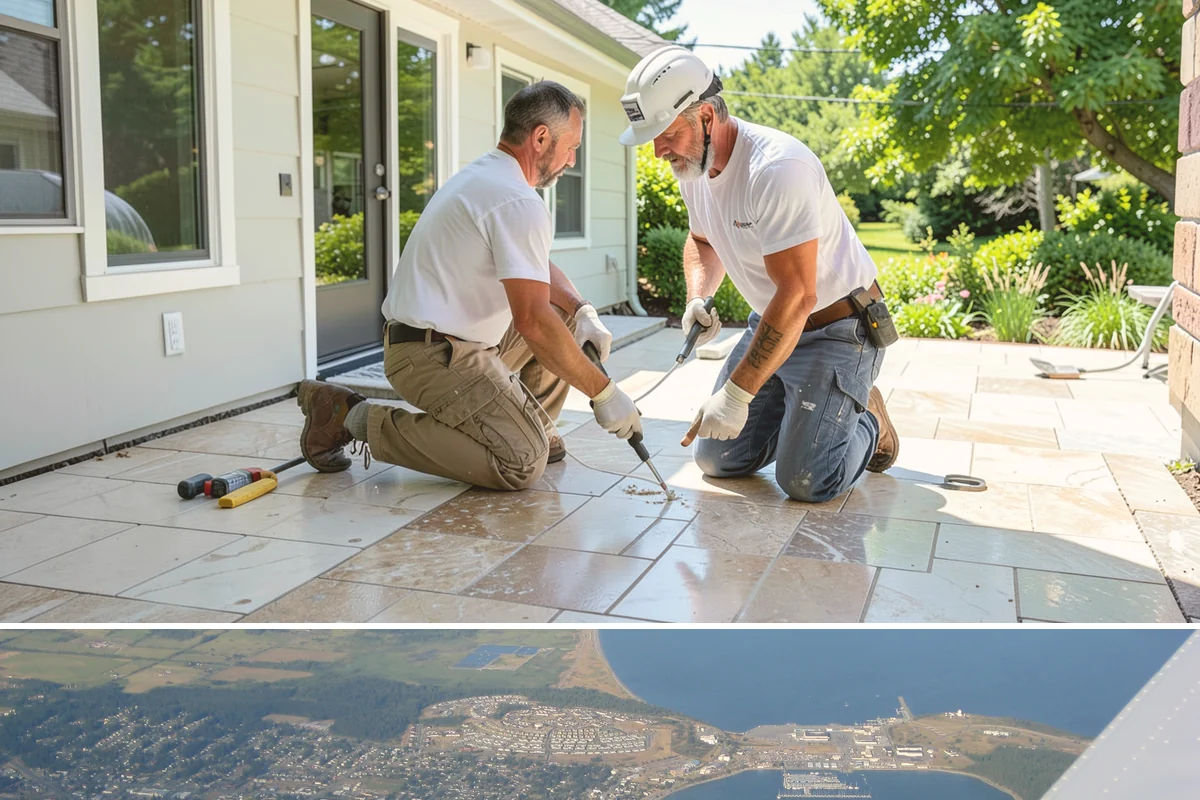 Curbless Shower Installation in Oak Harbor, Island County, WA - Because curbless work involves floor structure, scheduling it during the slower winter months allows the careful, uninterrupted...